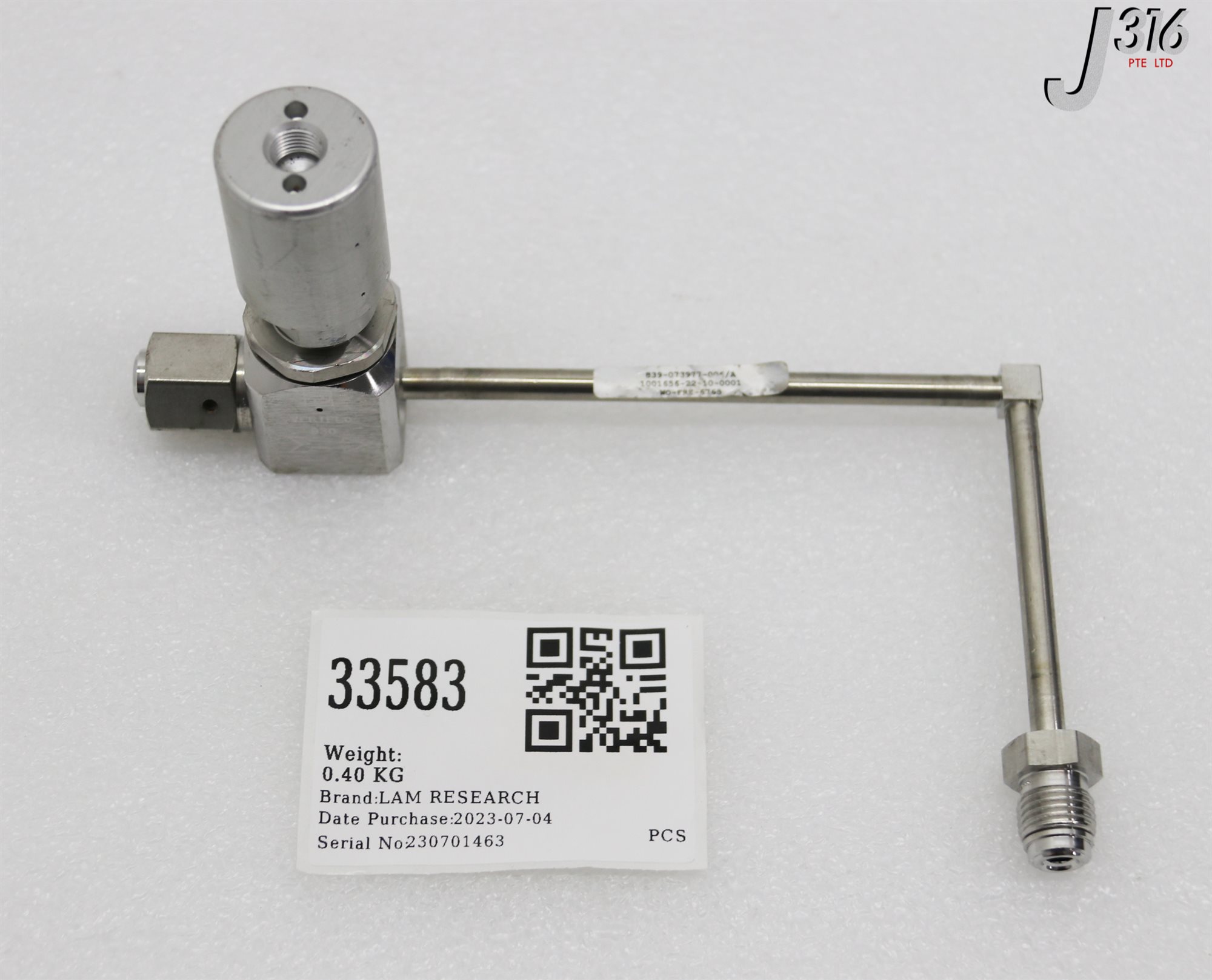【カタログ】 7 33583 LAM RESEARCH DIAPHRAGM VALVE ASSY 839-073977-006 | eBay